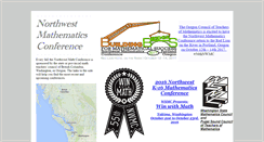 Desktop Screenshot of northwestmathconf.org